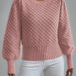 Round Neck Long Sleeve Sweater