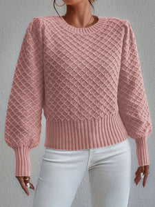 Round Neck Long Sleeve Sweater