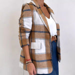 Casual Plaid Coat
