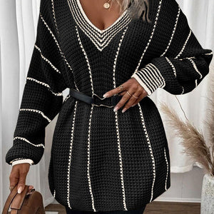 Vertical Casual Loose Sweater